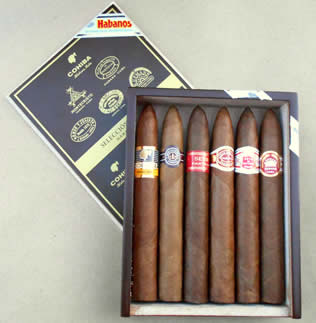 Piramides Selection 6 cigars (156mm x Ring 52) - 6 Brands